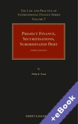 Cover of Project Finance, Securitisations, Subordinated Debt 3rd ed: Volume 7 (Book &#38; eBook Pack)