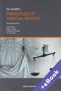 Cover of De Smith's Principles of Judicial Review (Book &#38; eBook Pack)