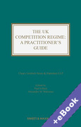 Cover of UK Competition Regime: A Practitioner&#8217;s Guide (Book &#38; eBook Pack)