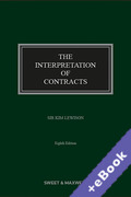 Cover of The Interpretation of Contracts (Book &#38; eBook Pack)