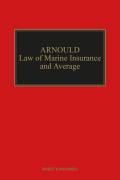 Cover of Arnould's Law of Marine Insurance and Average