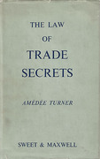 Cover of The Law of Trade Secrets