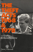 Cover of The Theft Acts 1968 and 1978 6th ed