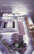 Cover of Brown and Jacobs: The Court of Justice of the European Communities