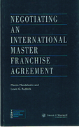 Cover of Negotiating an International Master Franchise Agreement