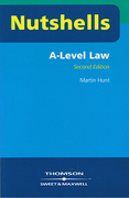 Cover of Nutshells A Level Law