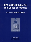 Cover of RIPA 2000, Related SIs and Codes of Practice