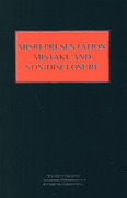 Cover of Misrepresentation, Mistake and Non-Disclosure