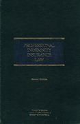 Cover of Professional Indemnity Insurance Law