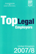 Cover of Top Legal Employers in the United Kingdom 2007/8