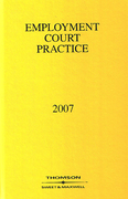 Cover of Employment Court Practice 2007 with Supplement