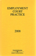 Cover of Employment Court Practice 2008