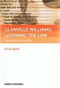 Cover of Glanville Williams: Learning the Law