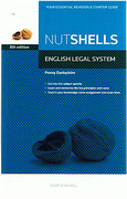 Cover of Nutshells English Legal System