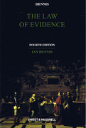 Cover of The Law of Evidence