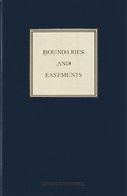 Cover of Boundaries and Easements 