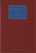 Cover of Archbold: Criminal Pleading, Evidence and Practice 2013