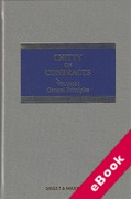 Cover of Chitty on Contracts 31st ed: Volume 1 General Principles (eBook)