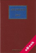 Cover of Archbold: Criminal Pleading, Evidence and Practice 2013 (eBook)