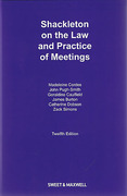 Cover of Shackleton on the Law and Practice of Meetings