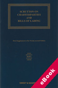 Cover of Scrutton on Charterparties and Bills of Lading 22nd ed: 1st Supplement (eBook)
