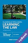 Cover of Glanville Williams: Learning the Law (Book & eBook Pack)