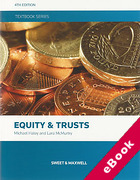 Cover of Equity & Trusts Textbook (eBook)