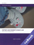 Cover of Textbook Series: Cretney and Probert's Family Law (Book & eBook Pack)