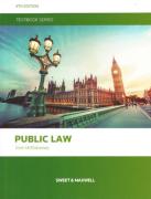 Cover of Public Law Textbook