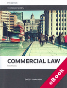 Cover of Commercial Law Textbook (eBook)