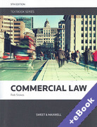 Cover of Commercial Law Textbook (Book & eBook Pack)