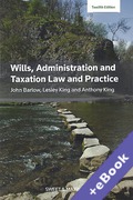 Cover of Wills, Administration and Taxation Law and Practice (Book & eBook Pack)