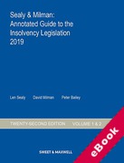 Cover of Sealy & Milman: Annotated Guide to the Insolvency Legislation 2019: Volumes 1 & 2 (eBook)