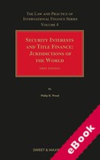 Cover of Security Interests and Title Finance: Jurisdictions of the World: Volume 4 (eBook)