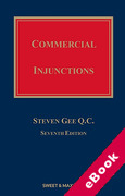 Cover of Commercial Injunctions (eBook)