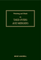 Cover of Weinberg & Blank on Take-Overs and Mergers Looseleaf