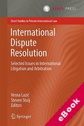 Cover of International Dispute Resolution: Selected Issues in International Litigation and Arbitration (eBook)