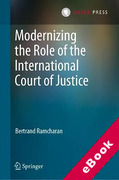Cover of Modernizing the Role of the International Court of Justice (eBook)