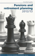Cover of Taxbriefs Pensions and Retirement Planning 2012/13: The Adviser's Guide