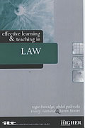 Cover of Effective Learning and Teaching in Law