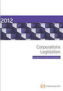 Cover of Corporations Legislation 2012