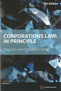 Cover of Corporations Law: In Principle