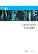 Cover of Corporations Legislation 2013