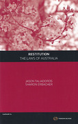 Cover of Restitution: The Laws of Australia