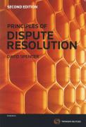Cover of Principles of Dispute Resolution
