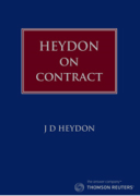 Cover of Heydon On Contract: The General Part