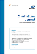 Cover of Criminal Law Journal: Bound Volumes