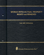 Cover of World Intellectual Property Rights and Remedies: Laws with Commentary Looseleaf