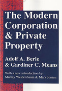 Cover of The Modern Corporation and Private Property