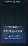 Cover of Judicial Recourse to Foreign Law: A New Source of Inspiration?